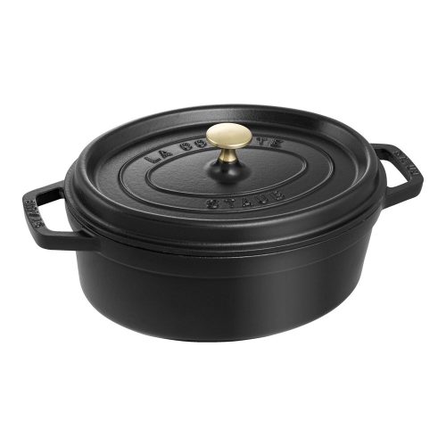 STAUB La Cocotte ovális lábas (31 cm) fekete