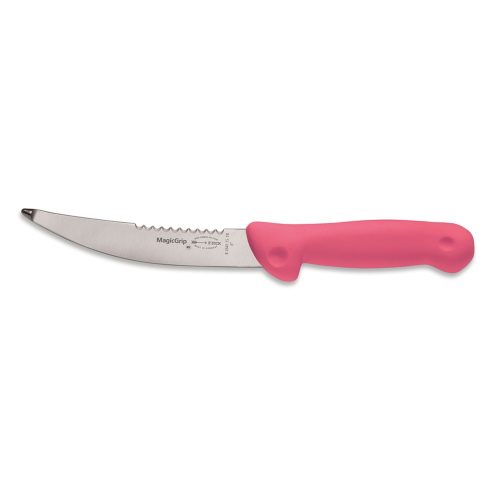 DICK ErgoGrip zsigerelő kés (15 cm) merev, ívelt, pink