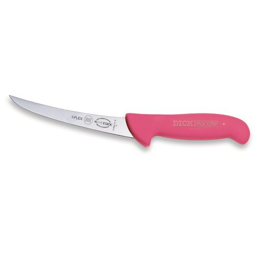 DICK ErgoGrip csontozókés fél flexibilis pengével (15 cm) ívelt, normál, pink